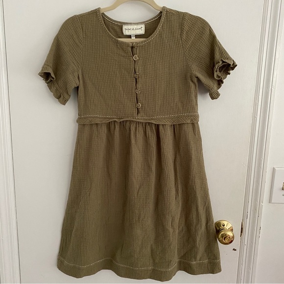 Piper & Scoot Green Peasant Dress - Picture 4 of 6